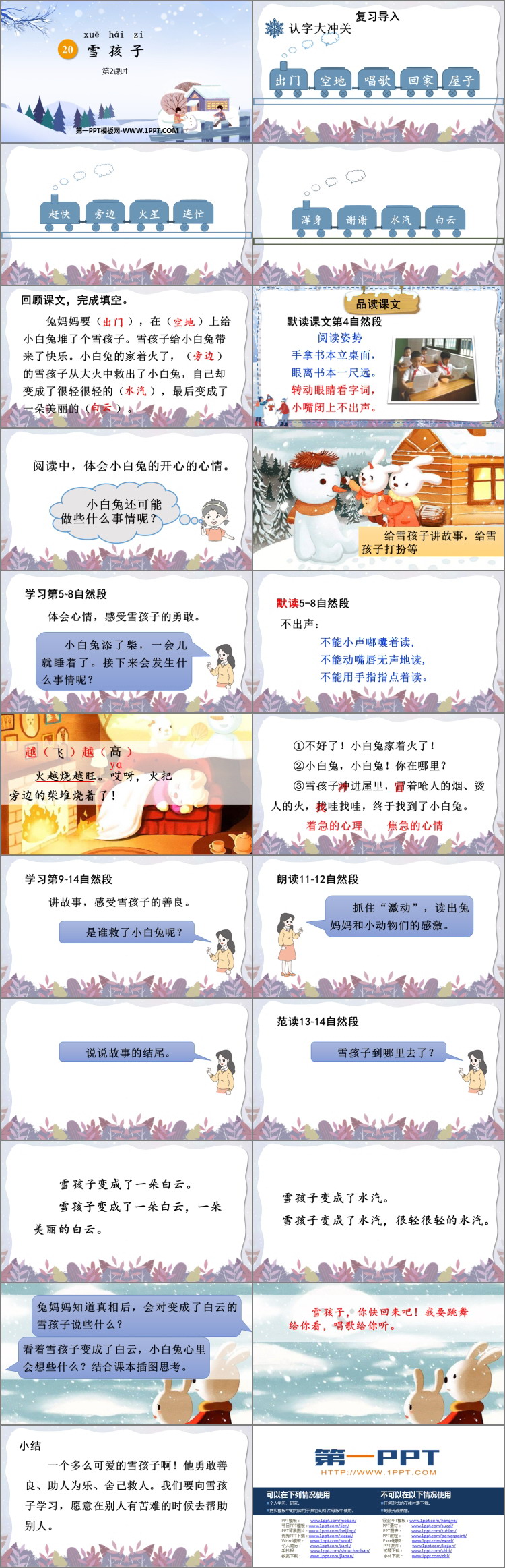 图片[2]-《雪孩子》PPT精品课件(第2课时)-第一PPT