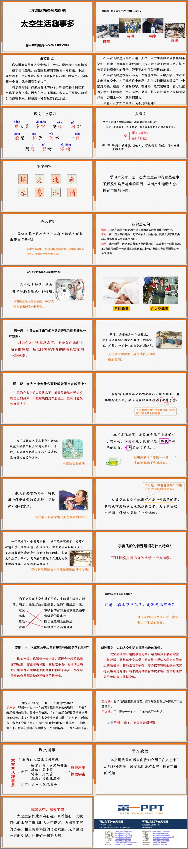图片[2]-《太空生活趣事多》PPT优秀课件下载-第一PPT