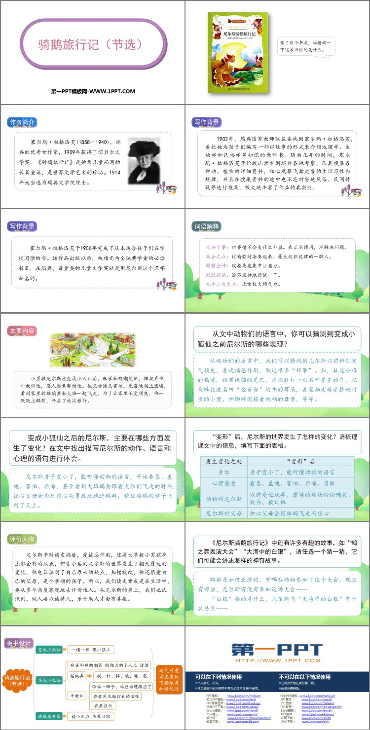 图片[2]-《骑鹅旅行记》PPT课文课件下载-第一PPT