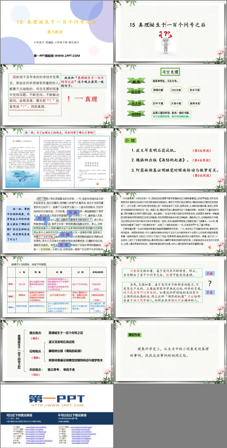 图片[2]-《真理诞生于一百个问号之后》PPT优秀课件(第1课时)-第一PPT