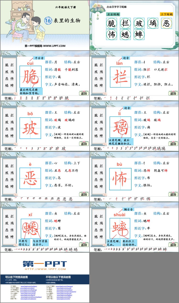 图片[2]-《表里的生物》PPT优质课件-第一PPT