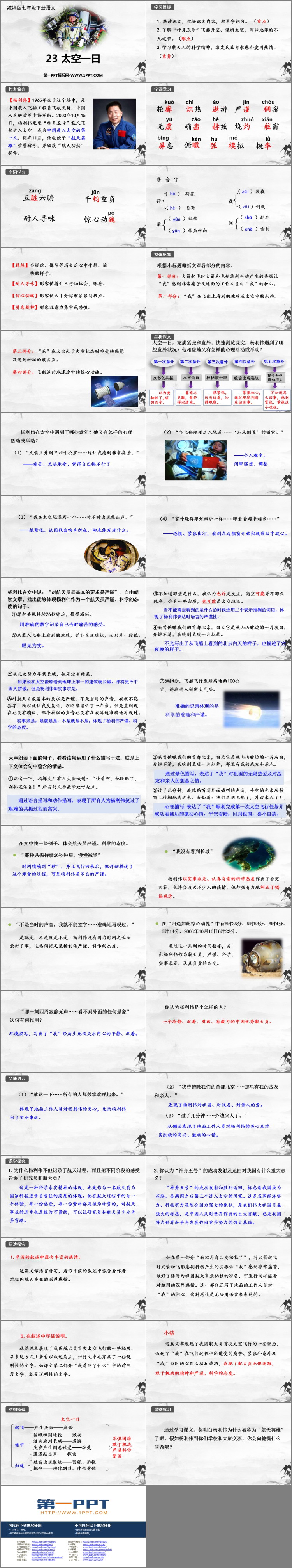 图片[2]-《太空一日》PPT精品教学课件-第一PPT