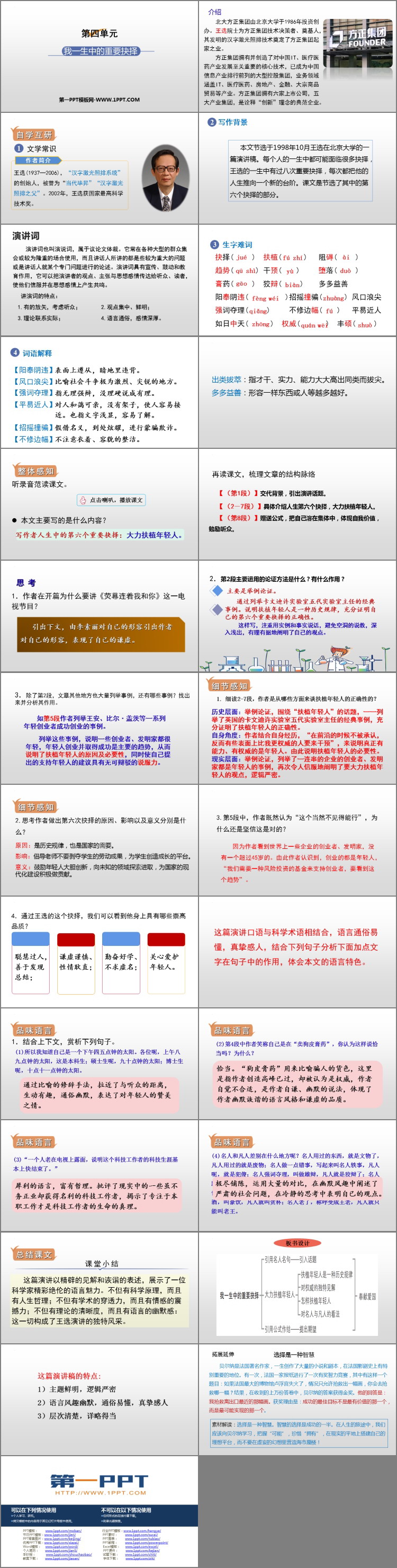 图片[2]-《我一生中的重要抉择》PPT优秀课件-第一PPT