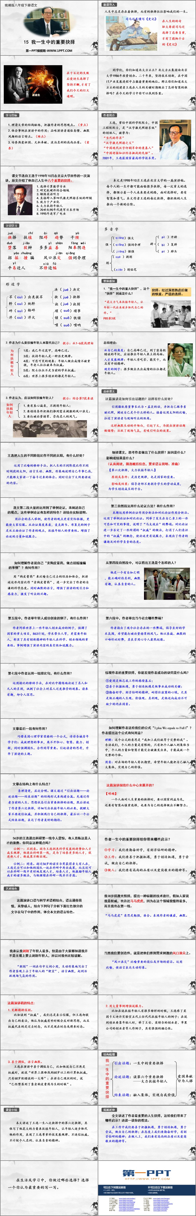 图片[2]-《我一生中的重要抉择》PPT教学课件下载-第一PPT