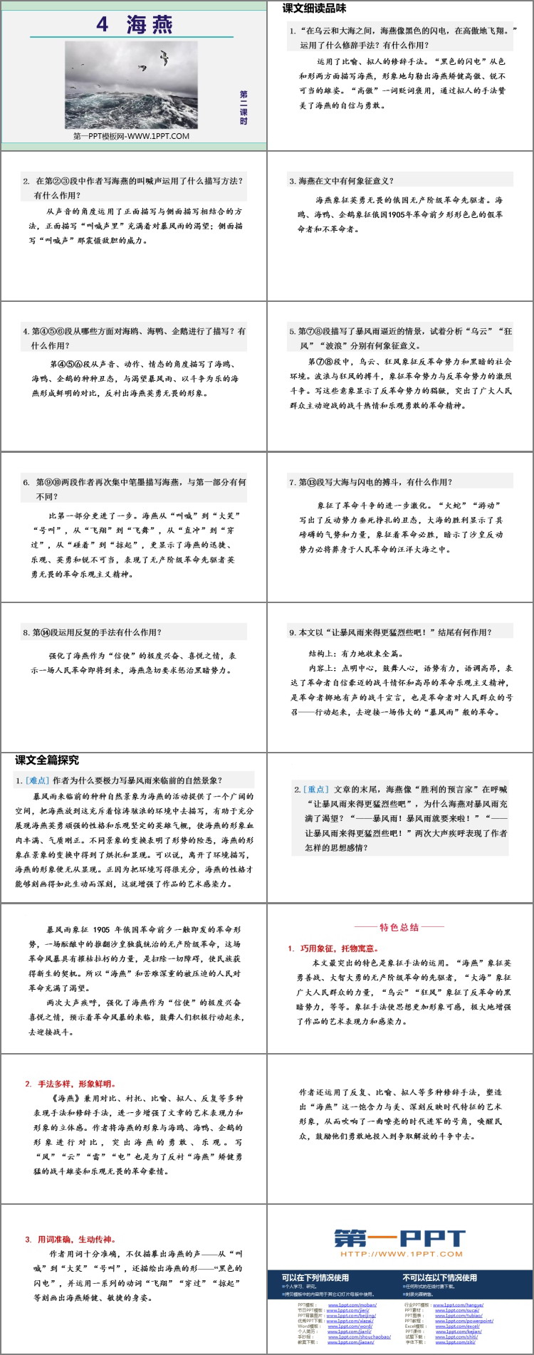 图片[2]-《海燕》PPT优质课件(第2课时)-第一PPT