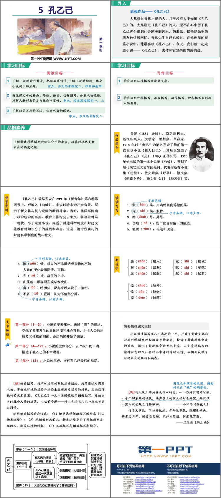 图片[2]-《孔乙己》PPT优秀课件(第1课时)-第一PPT