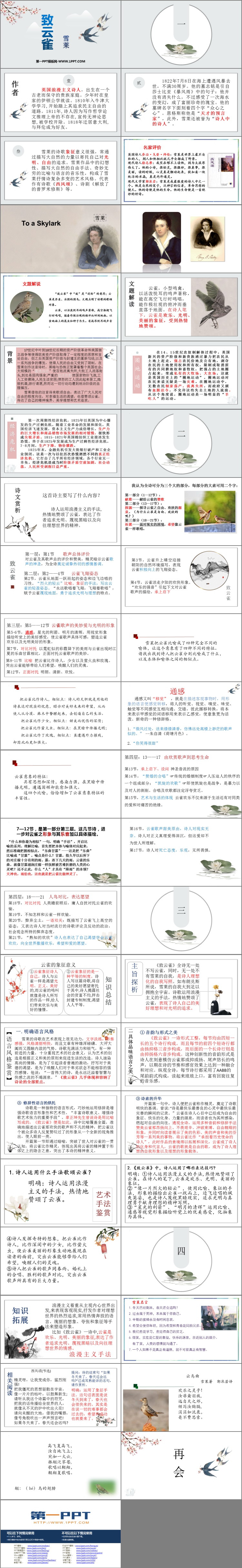 图片[2]-《致云雀》PPT优质课件-第一PPT