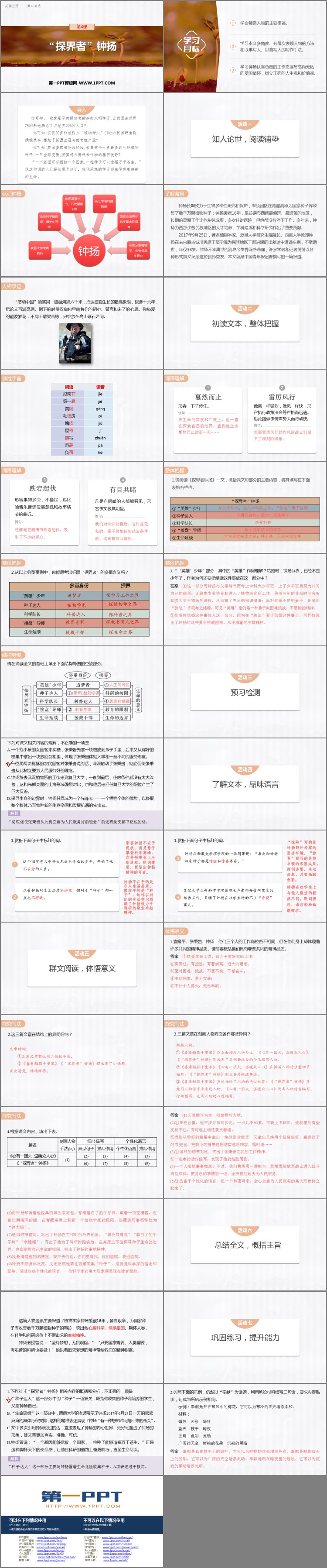 图片[2]-《“探界者”钟扬》PPT教学课件-第一PPT