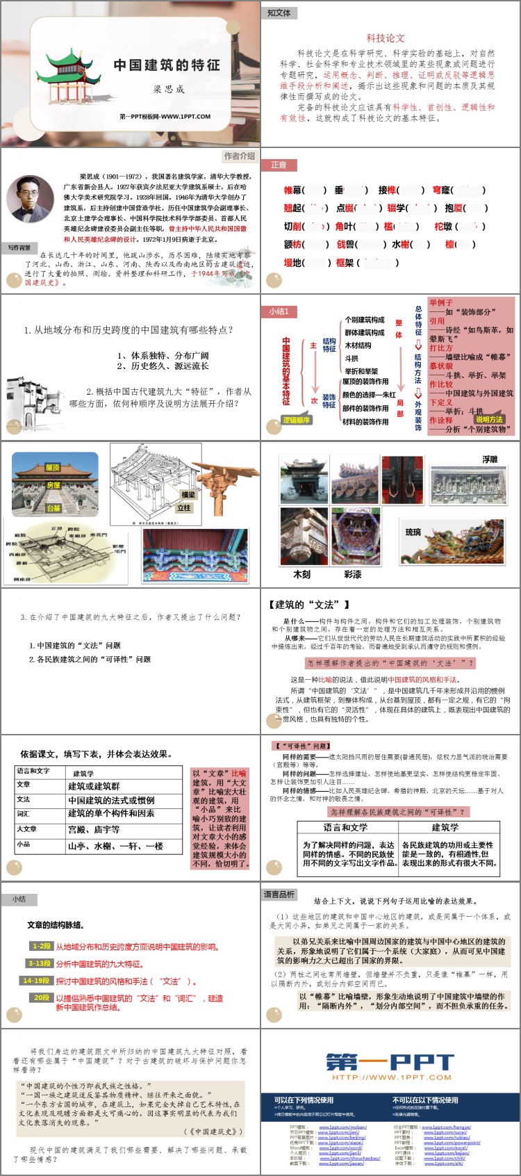 图片[2]-《中国建筑的特征》PPT优质课件-第一PPT