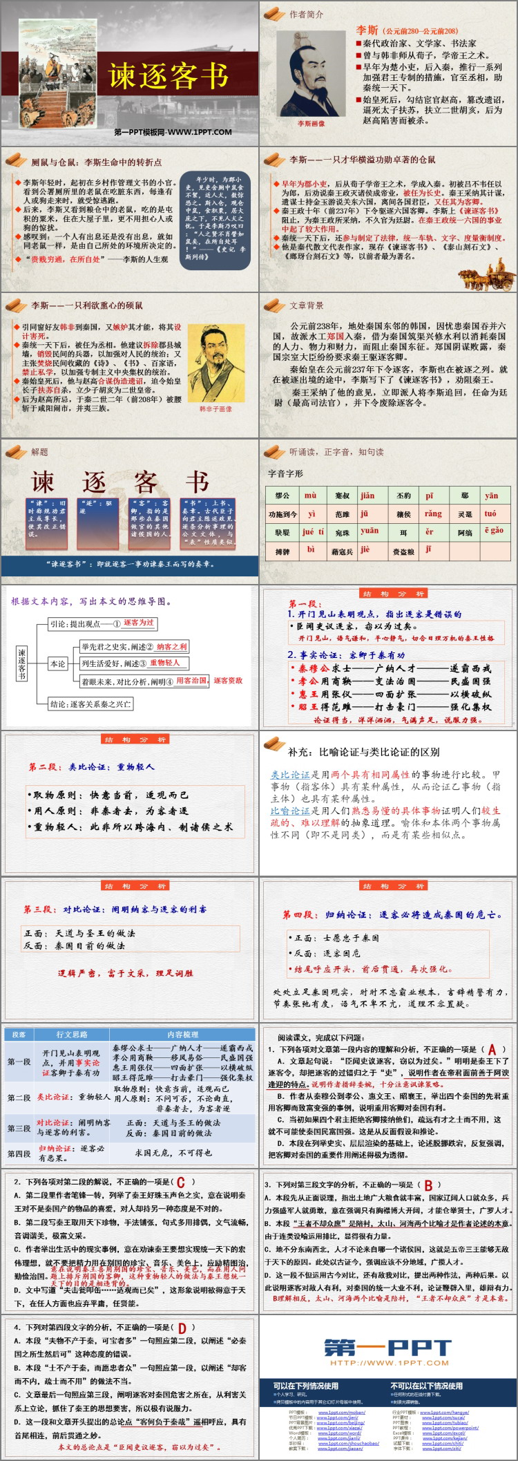 图片[2]-《谏逐客书》PPT课件下载-第一PPT