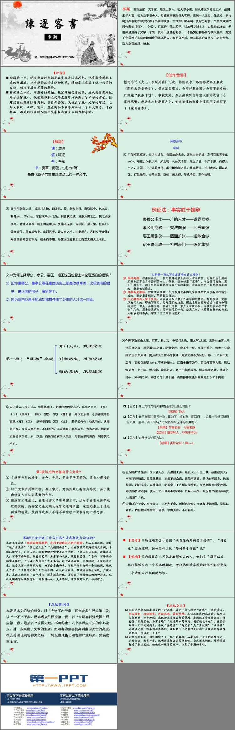 图片[2]-《谏逐客书》PPT免费下载-第一PPT