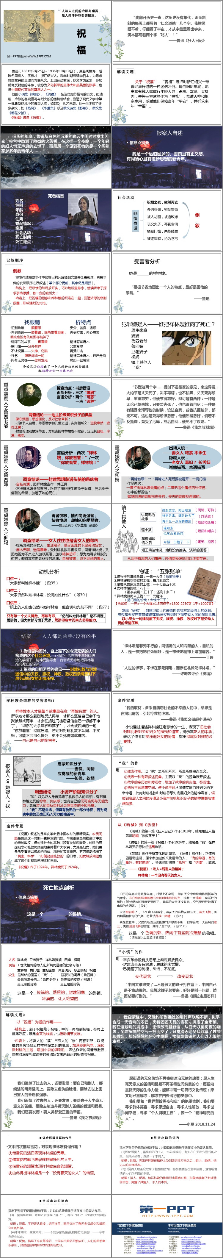 图片[2]-《祝福》PPT免费课件下载-第一PPT