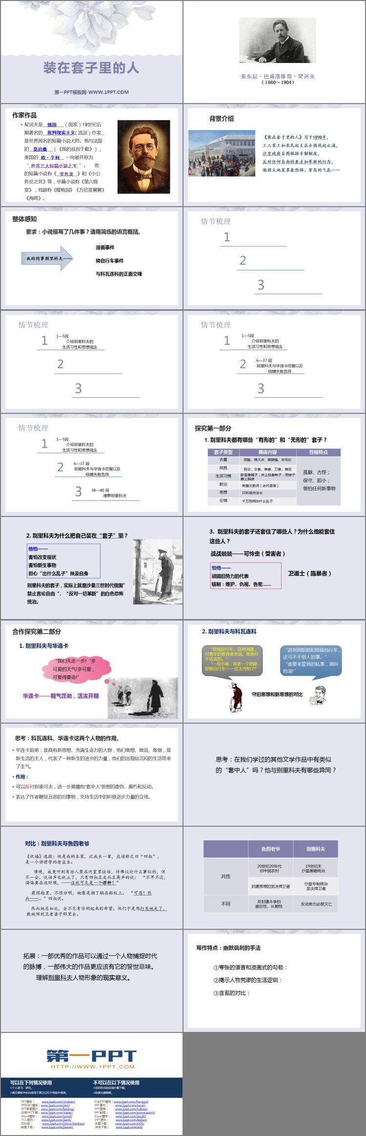 图片[2]-《装在套子里的人》PPT优秀课件-第一PPT