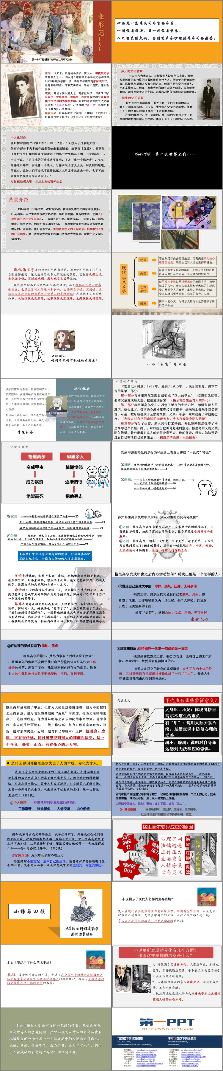 图片[2]-《变形记》PPT优质课件下载-第一PPT