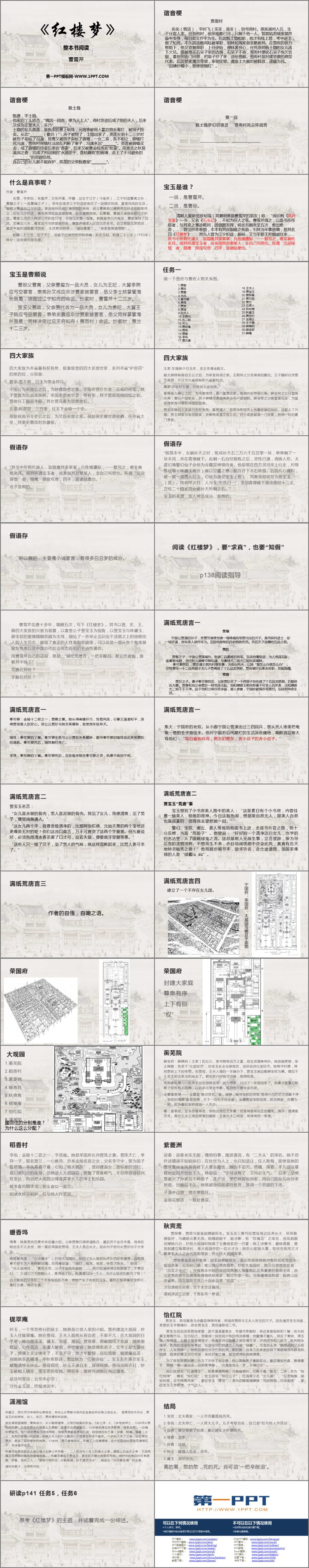 图片[2]-《红楼梦》整本书阅读PPT教学课件-第一PPT