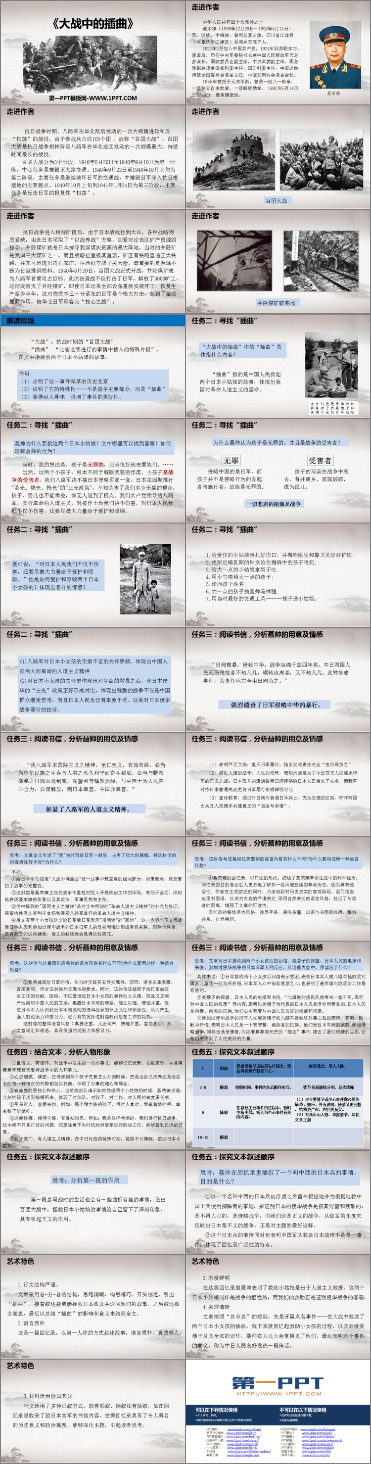 图片[2]-《大战中的插曲》PPT下载-第一PPT