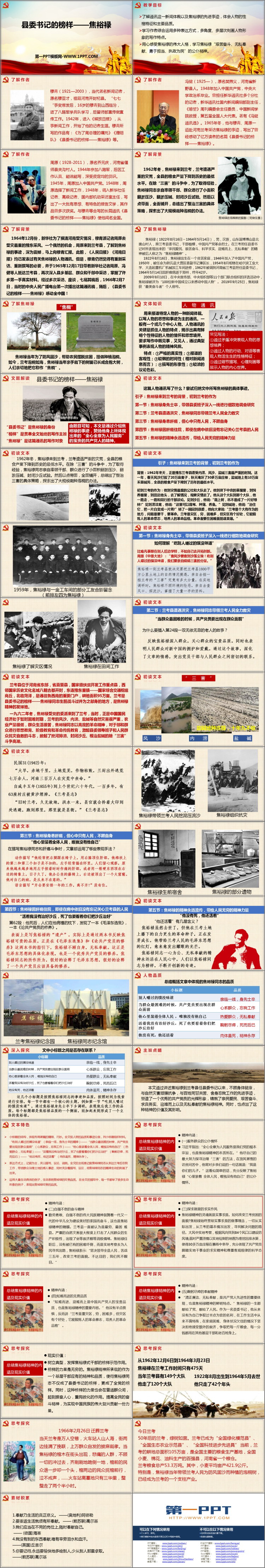 图片[2]-《县委书记的榜样——焦裕禄》PPT下载-第一PPT