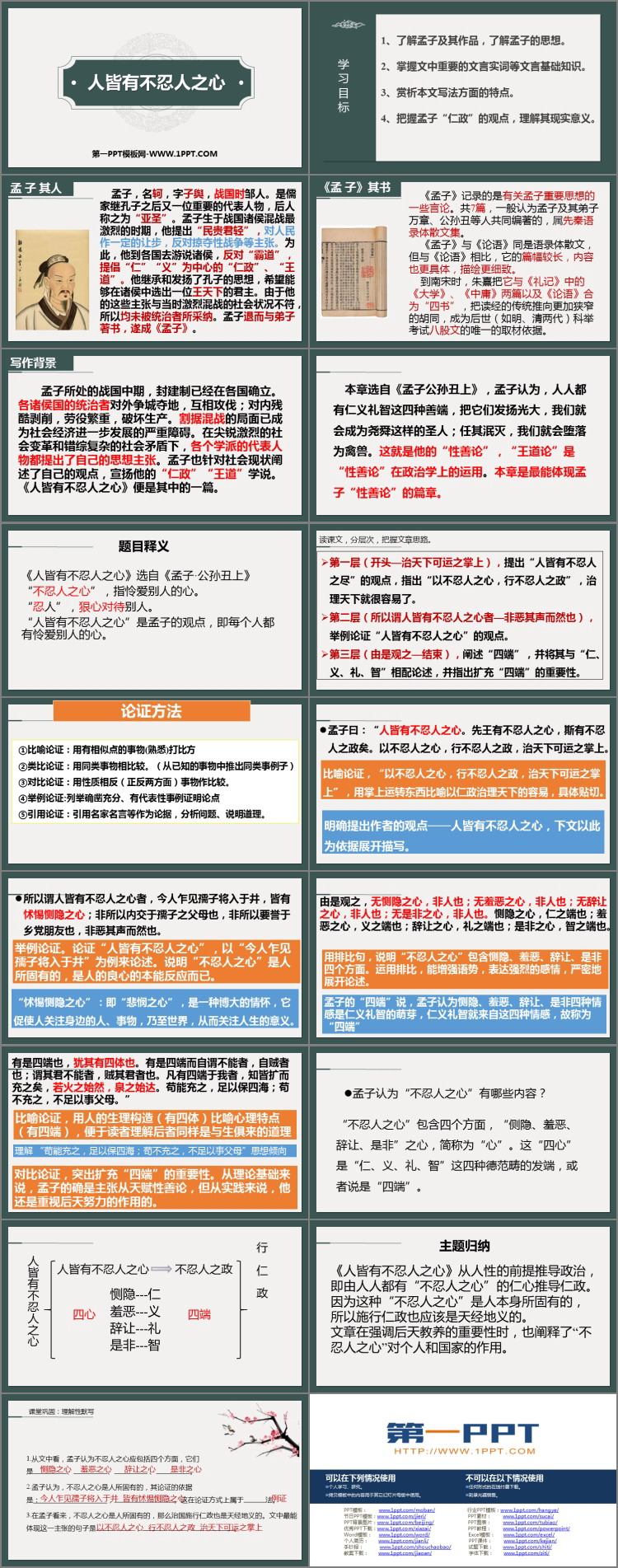 图片[2]-《人皆有不忍人之心》PPT下载-第一PPT