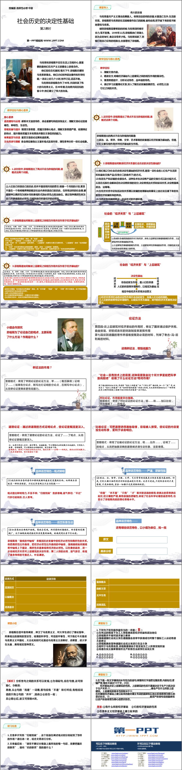 图片[2]-《社会历史的决定性基础》PPT下载(第2课时)-第一PPT
