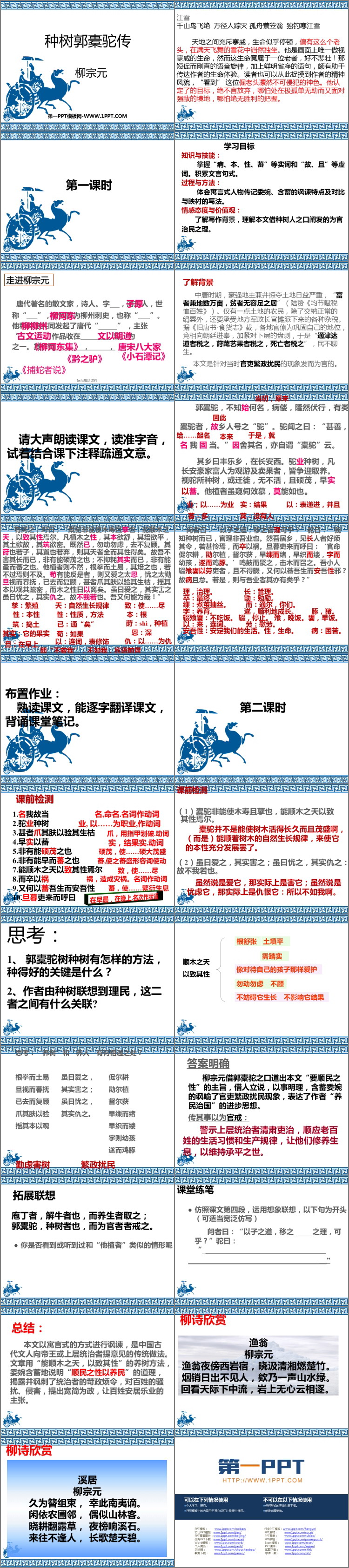 图片[2]-《种树郭橐驼传》PPT教学课件-第一PPT