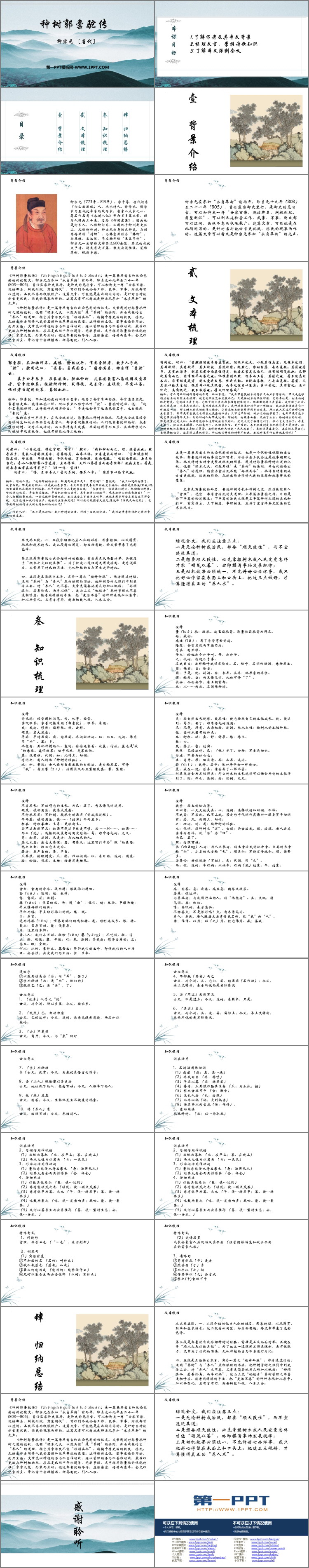 图片[2]-《种树郭橐驼传》PPT免费课件-第一PPT