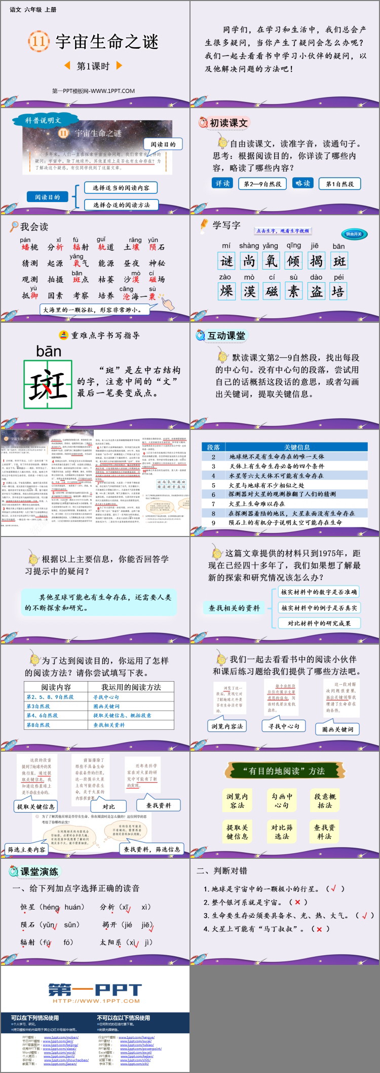 图片[2]-《宇宙生命之谜》PPT免费下载(第1课时)-第一PPT