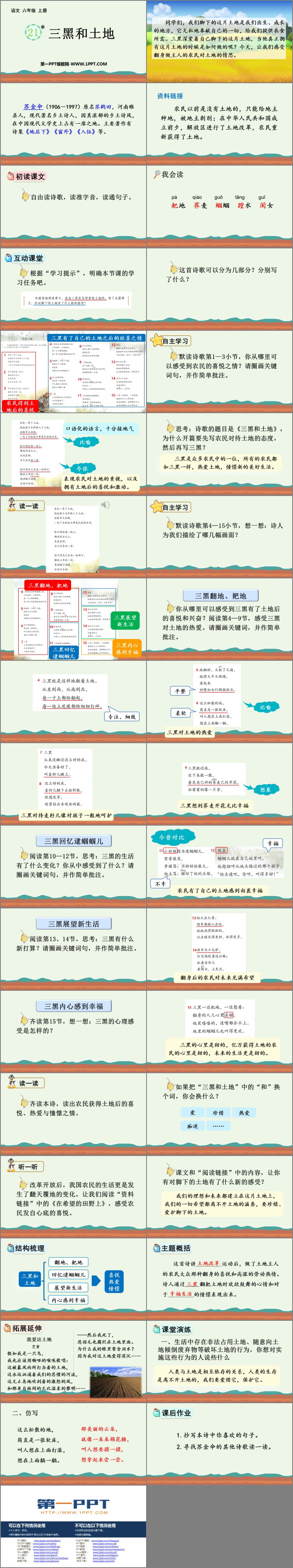 图片[2]-《三黑和土地》PPT精品教学课件-第一PPT