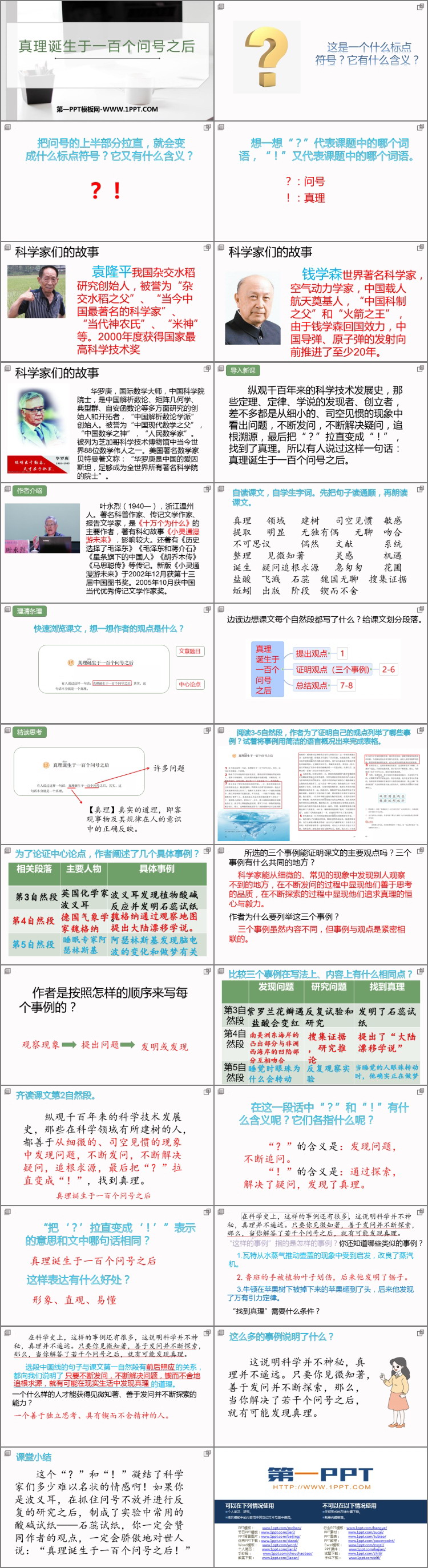 图片[2]-《真理诞生于一百个问号之后》PPT免费教学课件-第一PPT