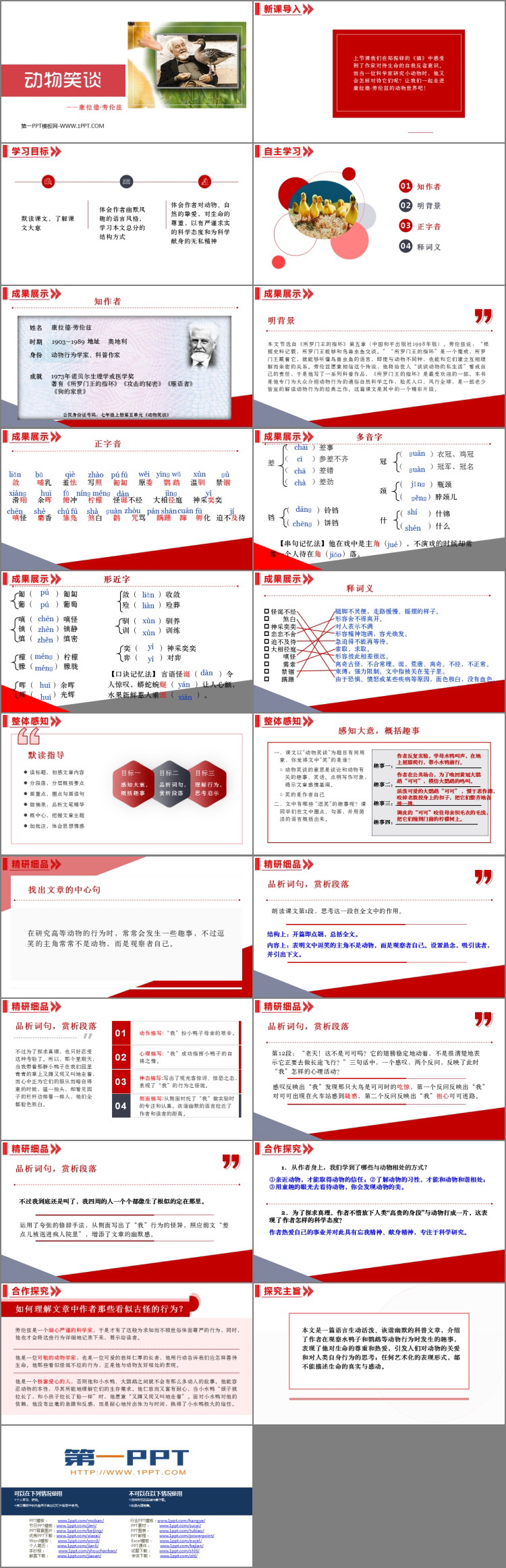 图片[2]-《动物笑谈》PPT免费优质课件-第一PPT