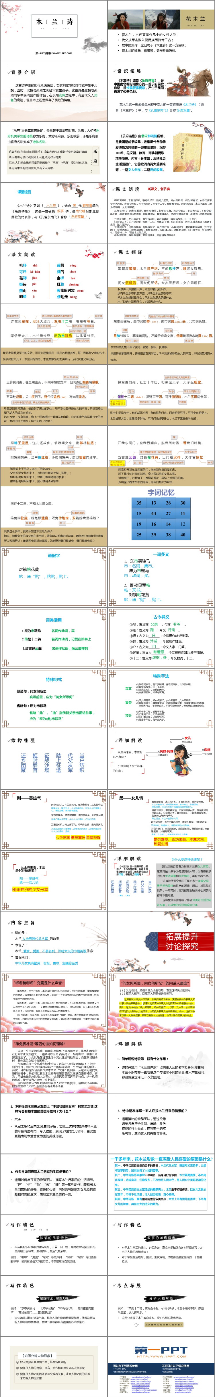 图片[2]-《木兰诗》PPT优质免费课件-第一PPT