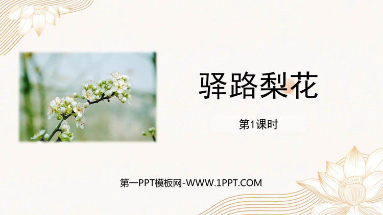图片[1]-《驿路梨花》PPT课件下载(第1课时)-第一PPT