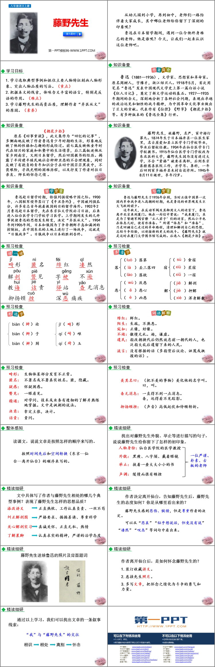 图片[2]-《藤野先生》PPT课件下载(第1课时)-第一PPT