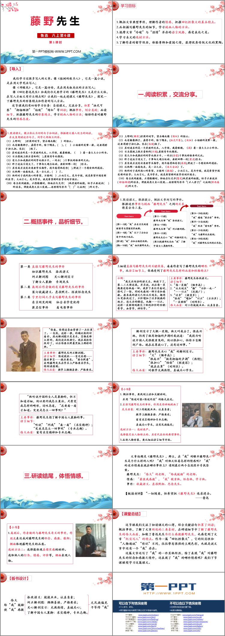 图片[2]-《藤野先生》PPT免费下载(第1课时)-第一PPT