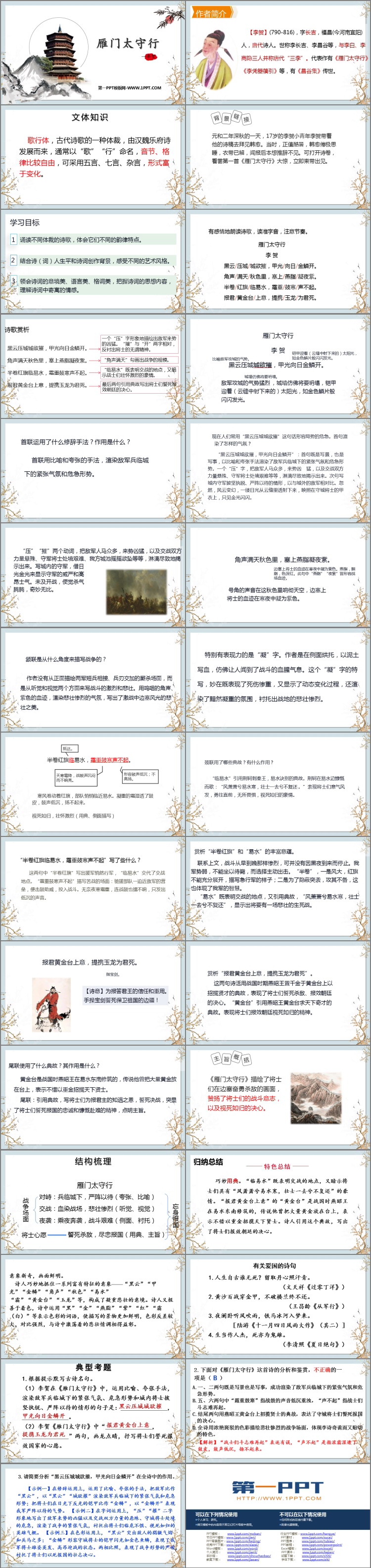 图片[2]-《雁门太守行》PPT优质教学课件-第一PPT