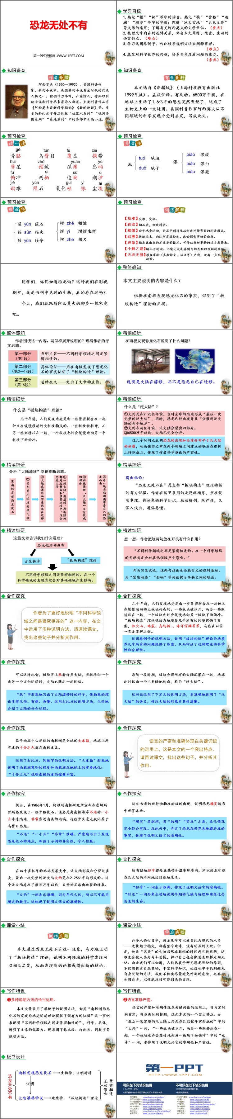 图片[2]-《恐龙无处不在》PPT免费下载-第一PPT