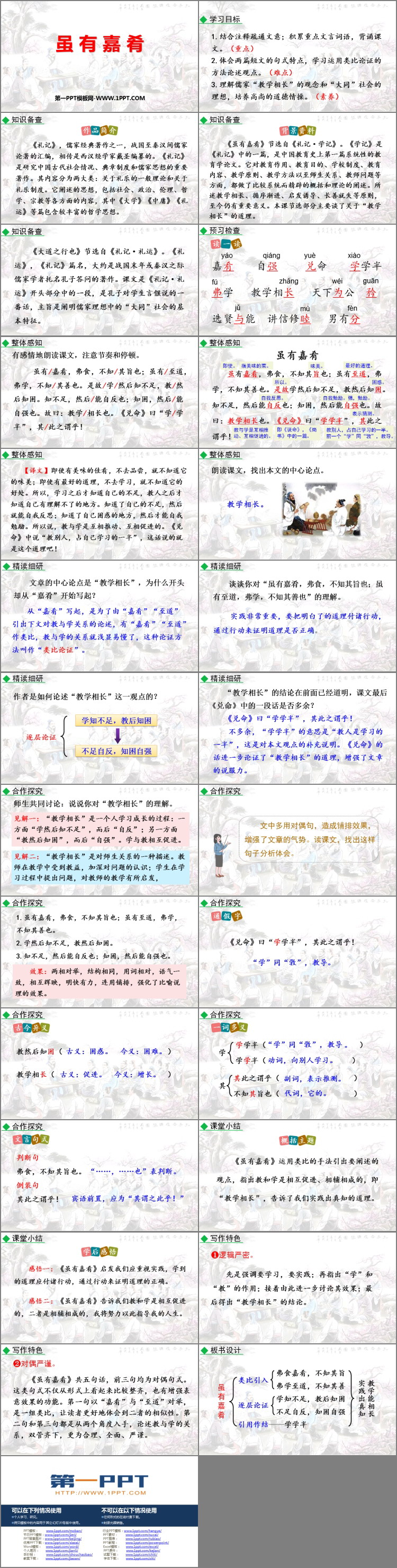 图片[2]-《虽有嘉肴》PPT精品课件下载-第一PPT