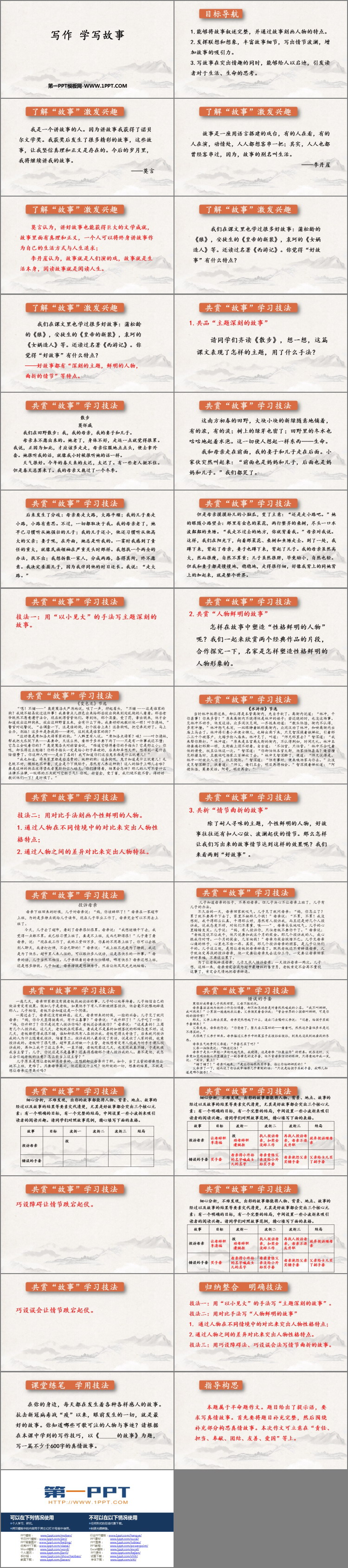图片[2]-《学写故事》PPT优秀课件-第一PPT