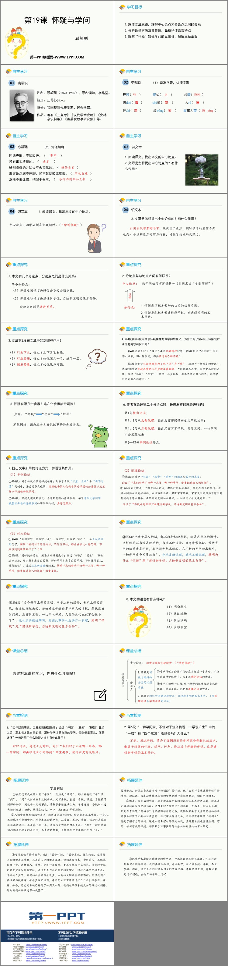 图片[2]-《怀疑与学问》PPT优秀课件下载-第一PPT