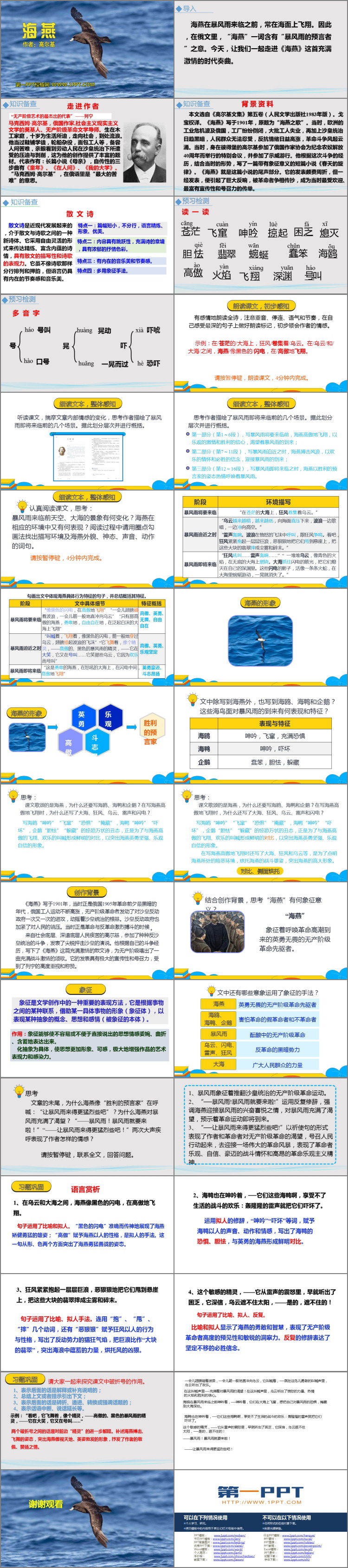 图片[2]-《海燕》PPT优秀教学课件-第一PPT
