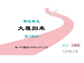 《大雁归来》PPT课件(第2课时)-第一PPT