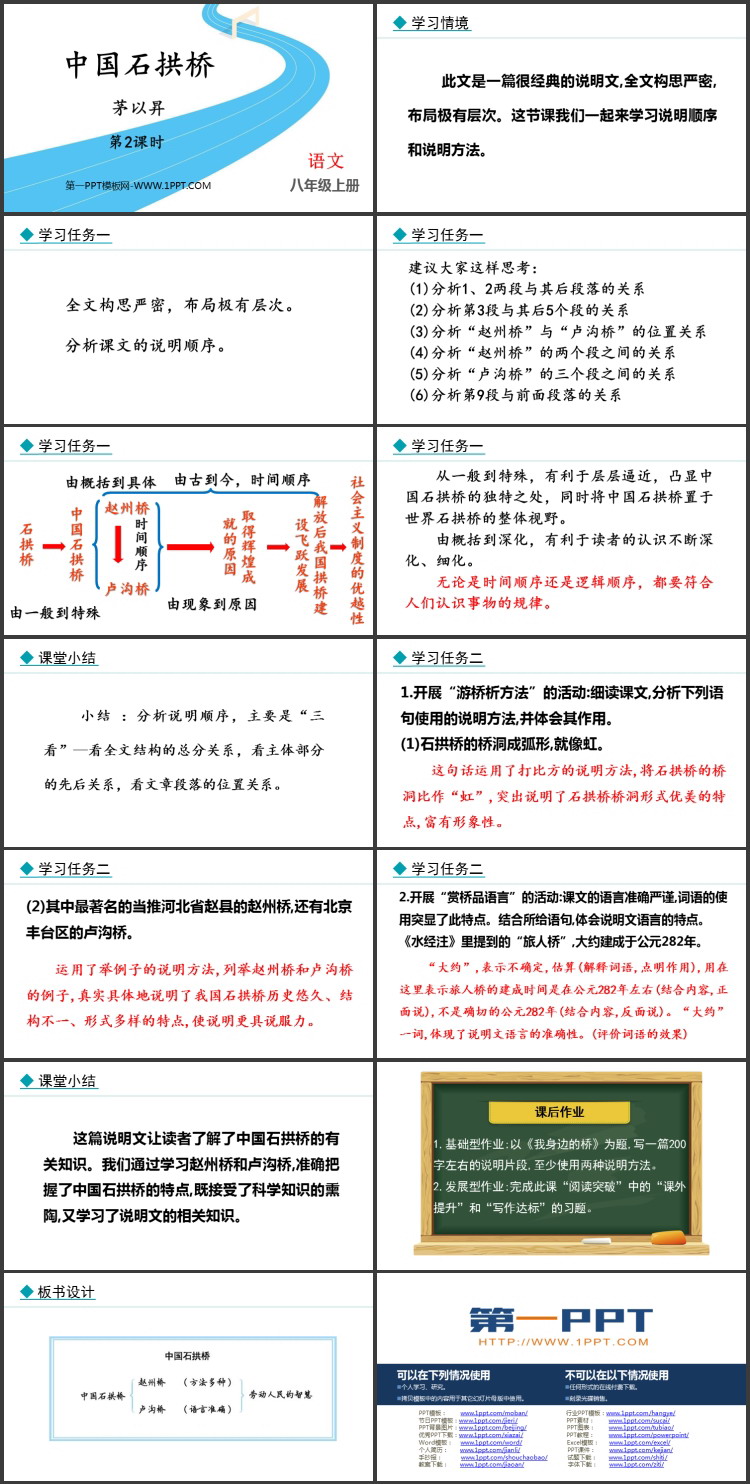 图片[2]-《中国石拱桥》PPT课件下载(第2课时)-第一PPT