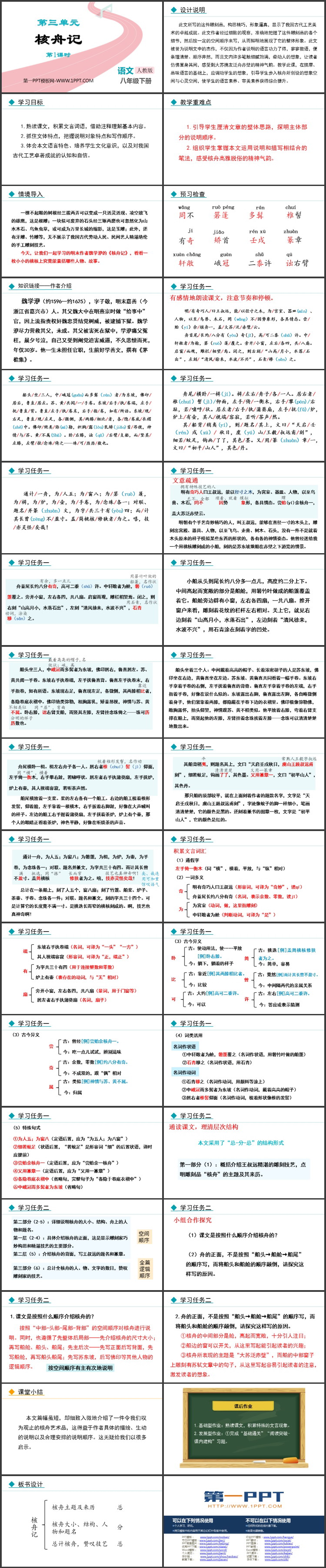 图片[2]-《核舟记》PPT教学课件(第1课时)-第一PPT