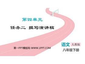 《撰写演讲稿》PPT教学课件下载-第一PPT