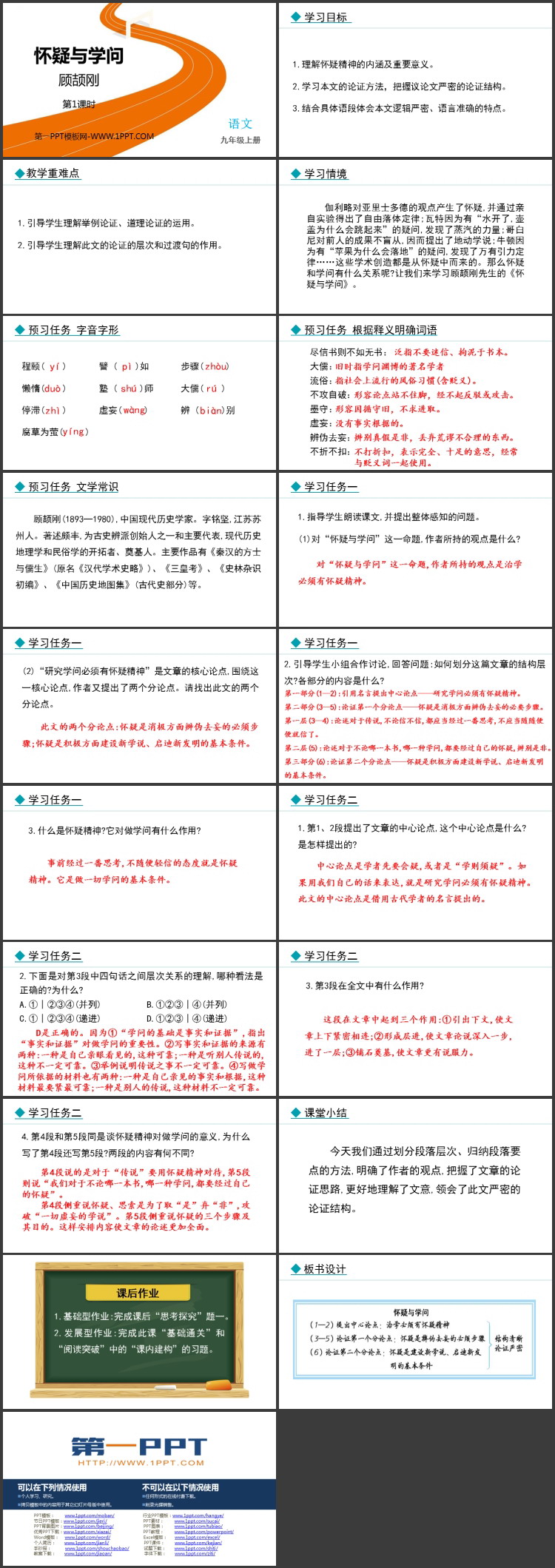 图片[2]-《怀疑与学问》PPT精品课件(第1课时)-第一PPT
