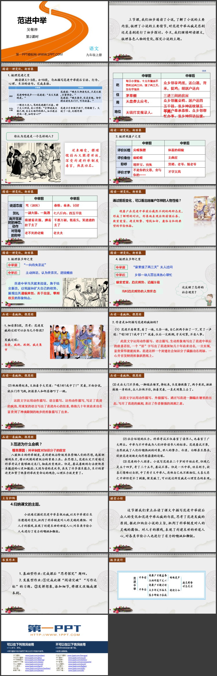 图片[2]-《范进中举》PPT免费课件(第2课时)-第一PPT