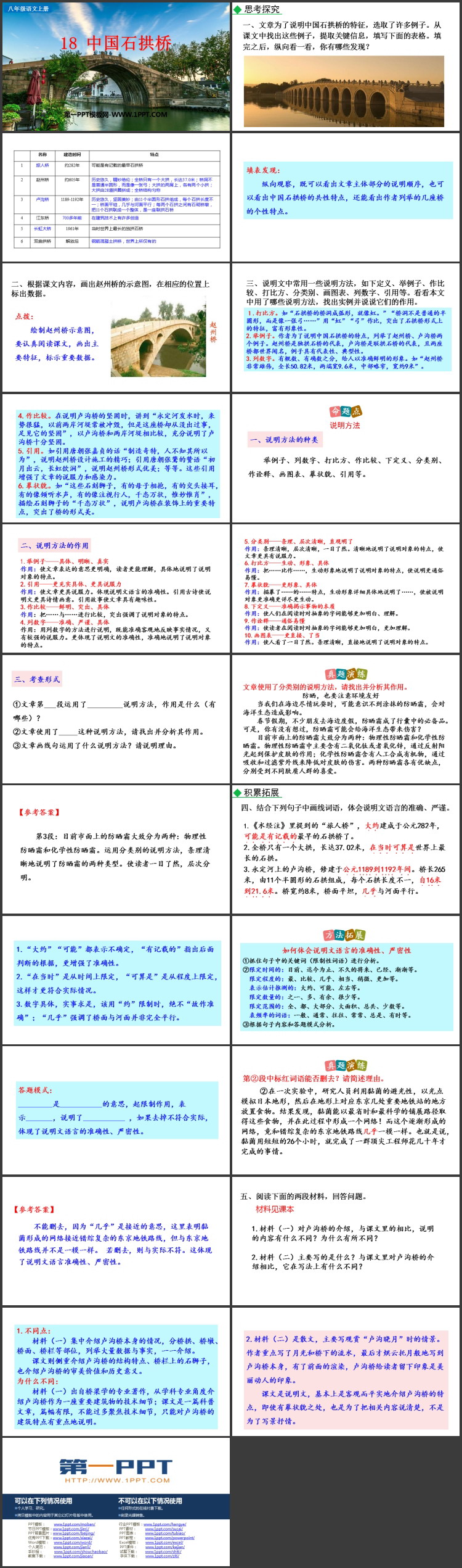 图片[2]-《中国石拱桥》PPT优质教学课件-第一PPT