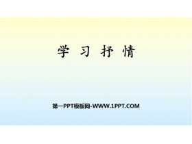 《写作 学习抒情》PPT优秀课件-第一PPT