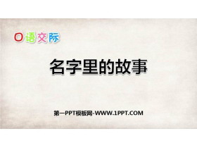《口语交际：名字里的故事》PPT优秀课件-第一PPT