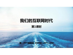 《我们的互联网时代》PPT教学课件(第1课时)-第一PPT
