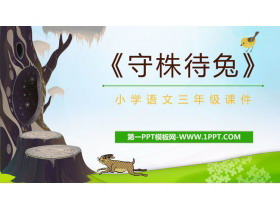 《守株待兔》PPT精品课件下载-第一PPT